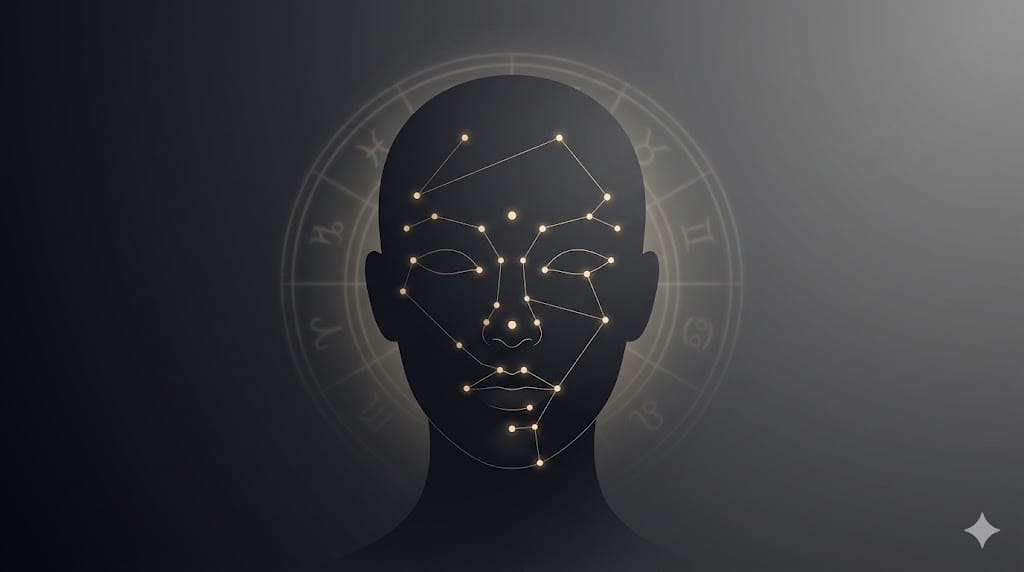 Бенките по лицето – значение и символика според зоната (чело, очи, нос, устни, брадичка)