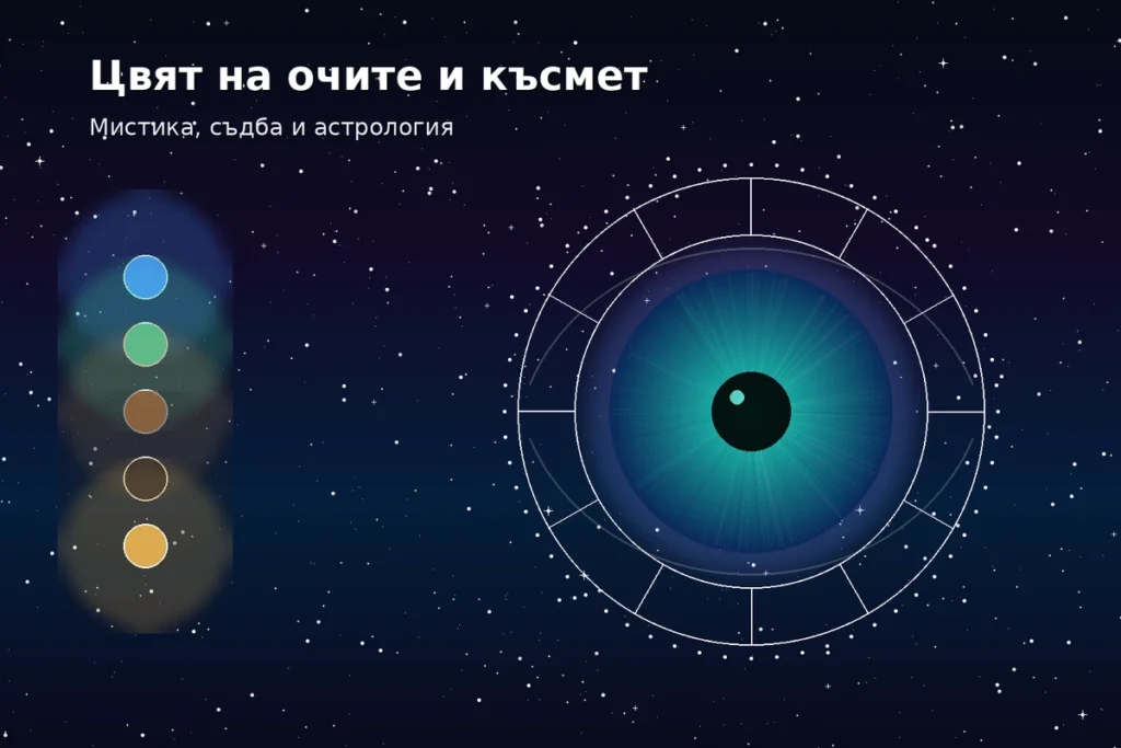 Цвят на очите и късмет – мистика, съдба и астрология