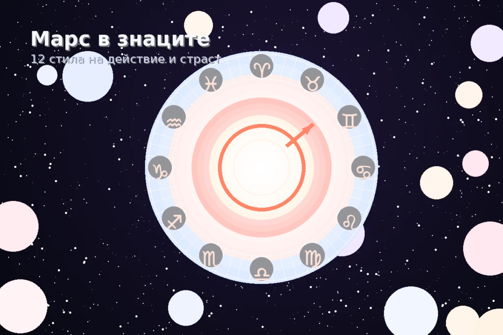 Марс в знаците – 12 стила на действие, страст и конфликт