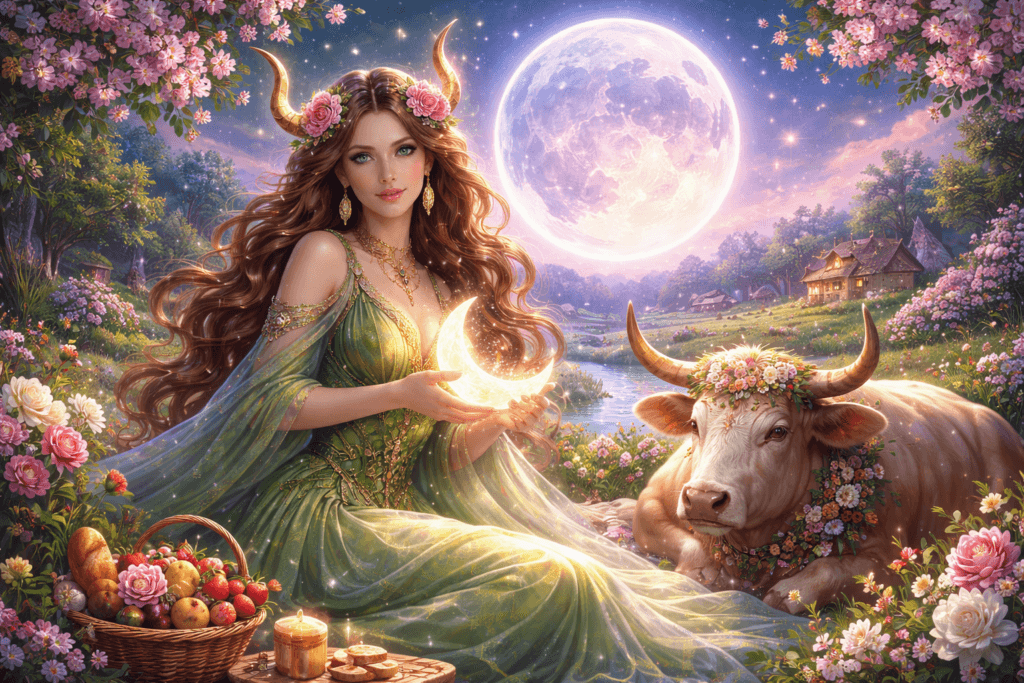 Луна в Телец в астрологията – спокойствие, сигурност и земна емоционална сила