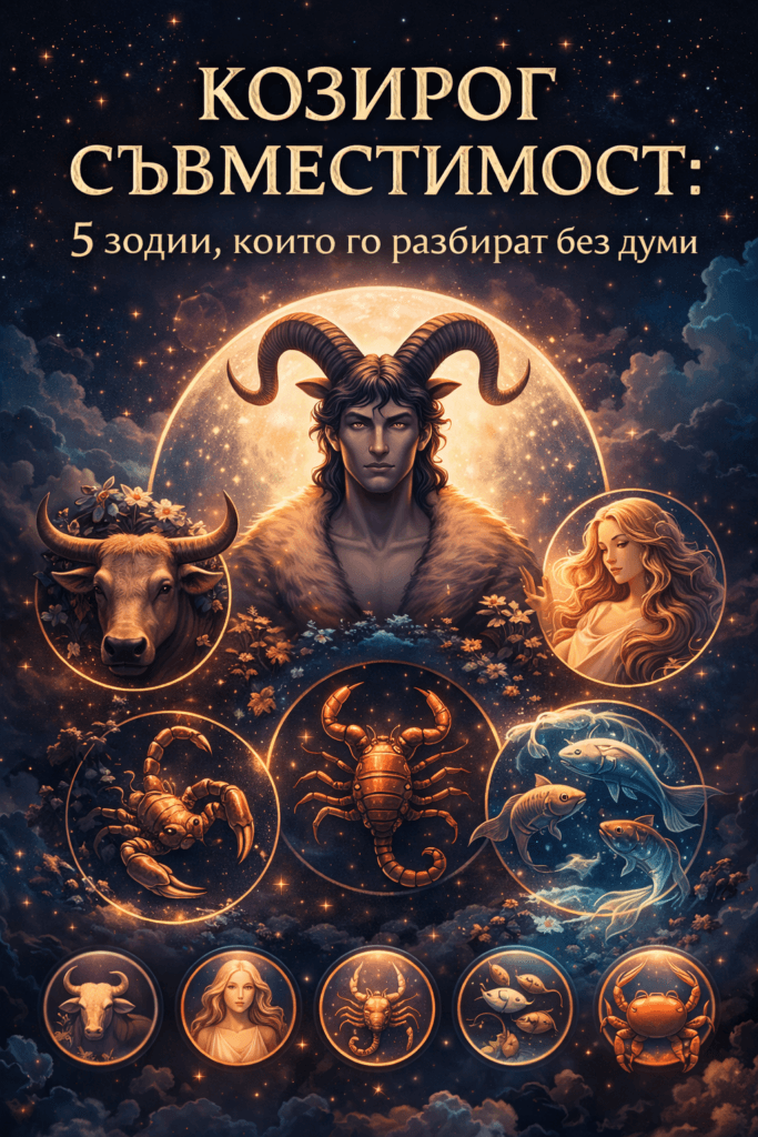 Козирог съвместимост: 5 зодии, които го разбират без думи