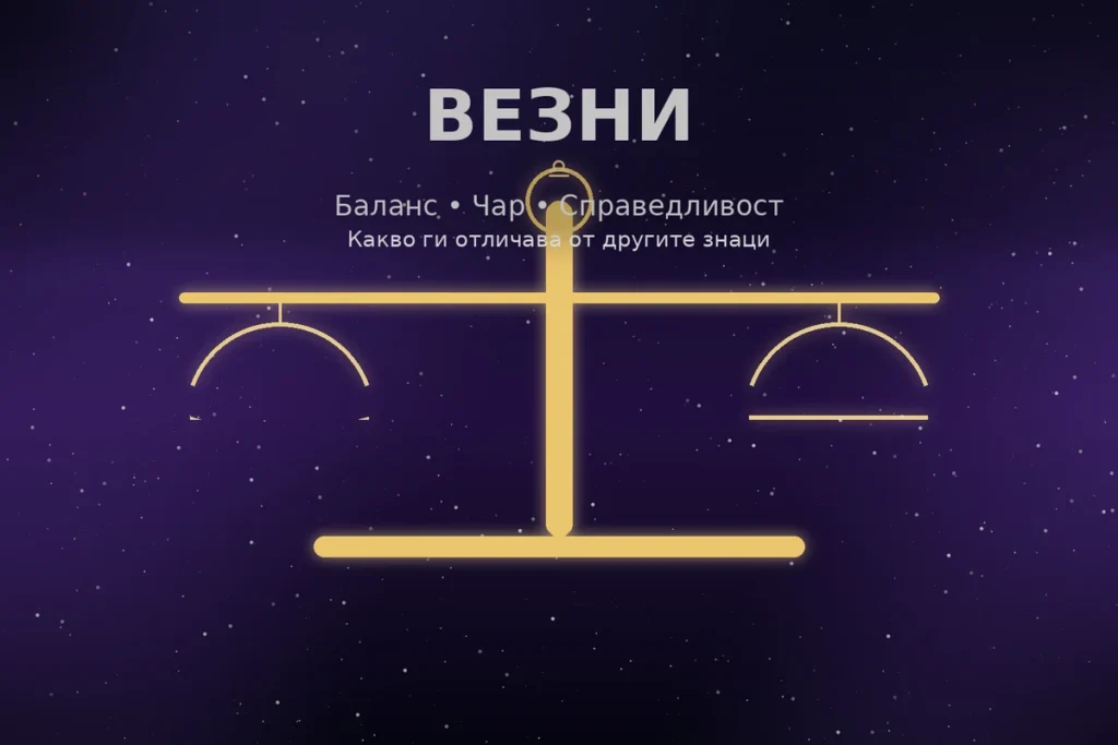 Характер на Везни – баланс, чар и справедливост в астрологията